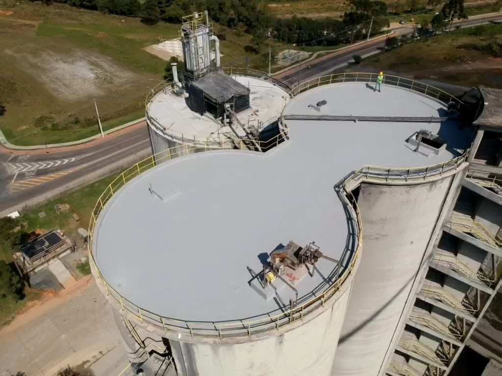 Votorantim Cimentos — Impermeabilização de silos